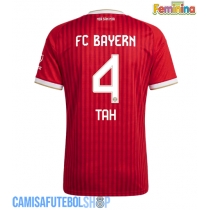 Camisa de time de futebol Bayern Munich Jonathan Tah #4 Replicas 1º Equipamento Feminina 2026-27 Manga Curta